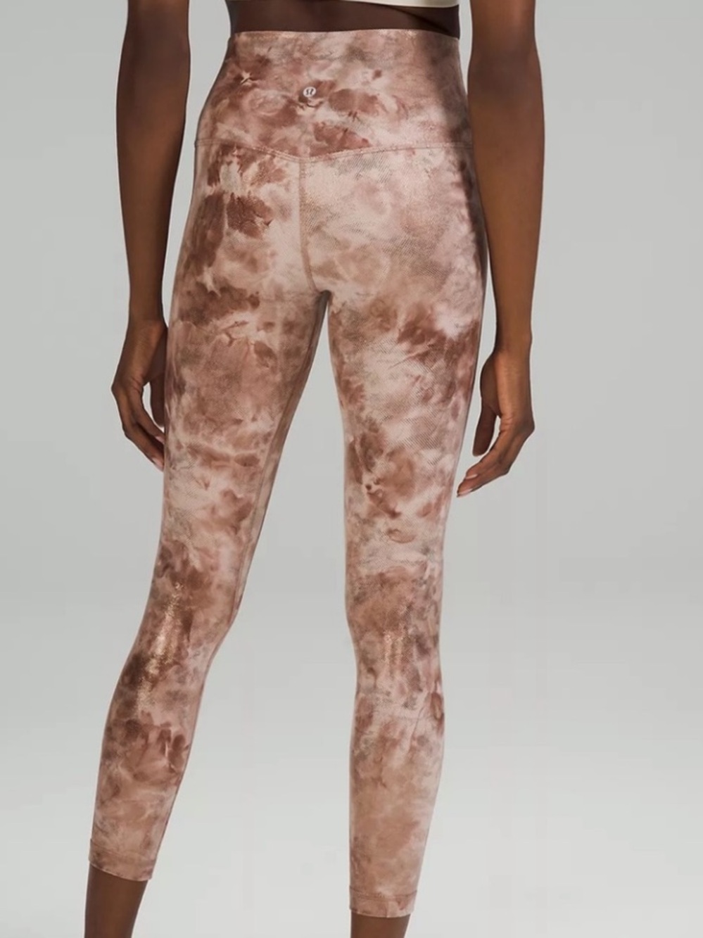 lululemon athletica Tie-Dye Metallic Leggings NWOT